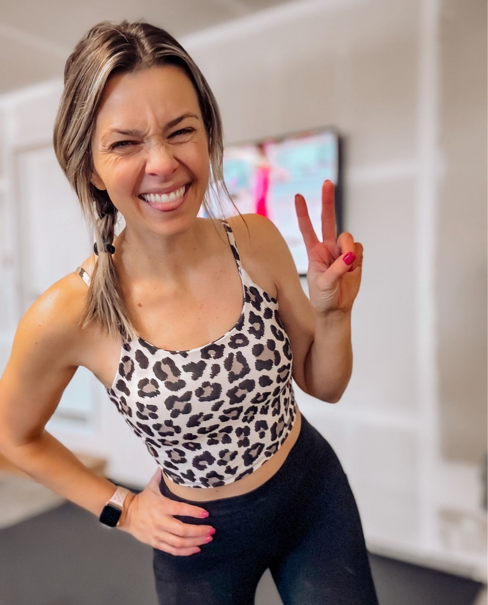 Sunday Reminder: if you are doing your best, it’s always enough! Favorite leopard sports bra with good support. I wear a size small! I have tons of colors but right now the leopard is on sale for $10! 

#LTKfindsunder50 #LTKfindsunder100 #LTKsalealert