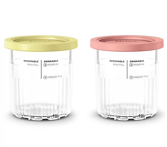 Ninja CREAMi Deluxe Pints and Lids - 2 Pack | QVC