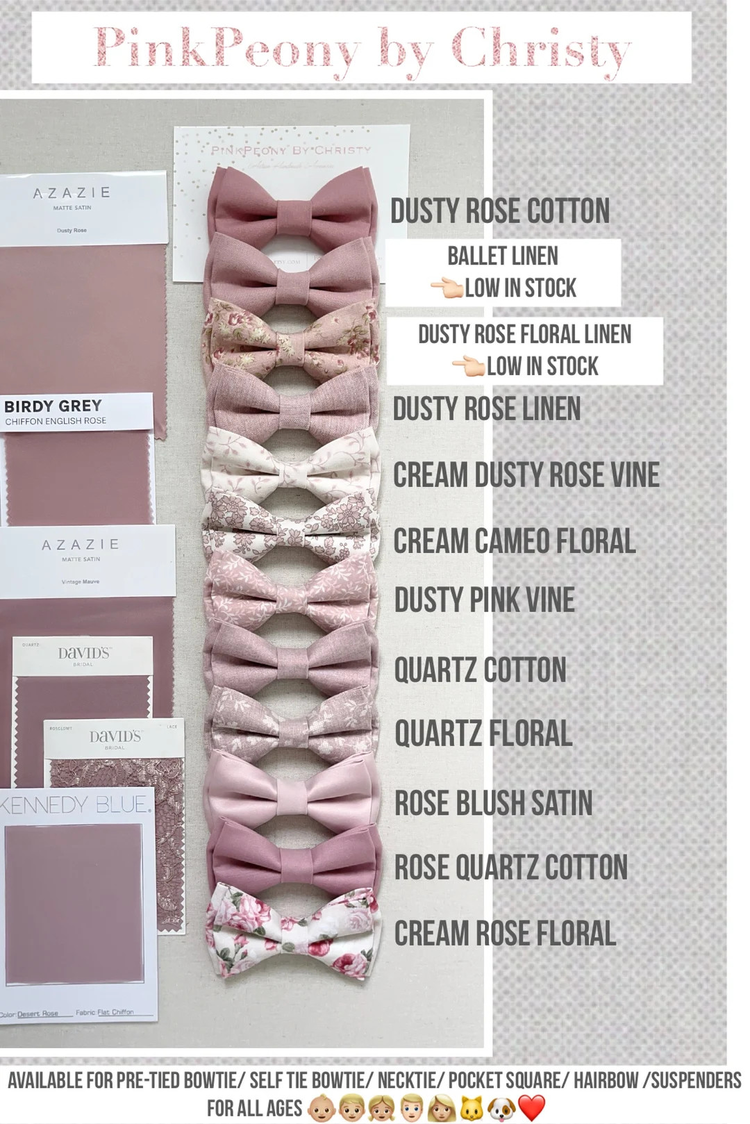 Quartz ties-Rosette bow tie-Vintage mauve bowtie-English rose bowties-desert rose bowtie-groomsme... | Etsy (US)