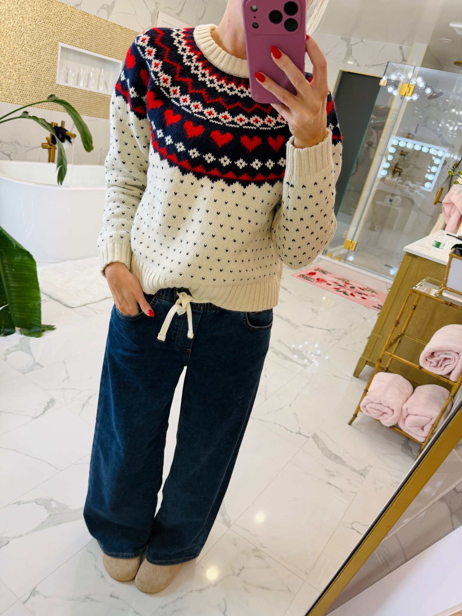 Why i wore today (wearing size xs in sweater and small in pants)

#LTKdayinmylife #LTKSaleAlert #LTKmomlife