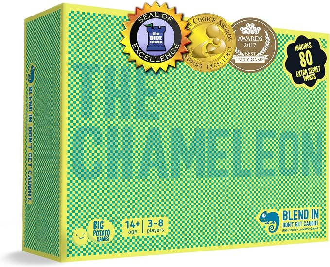 The Chameleon: Award-Winning Catch The Imposter Board Game | Includes 80 Extra Secret Words | Who... | Amazon (US)