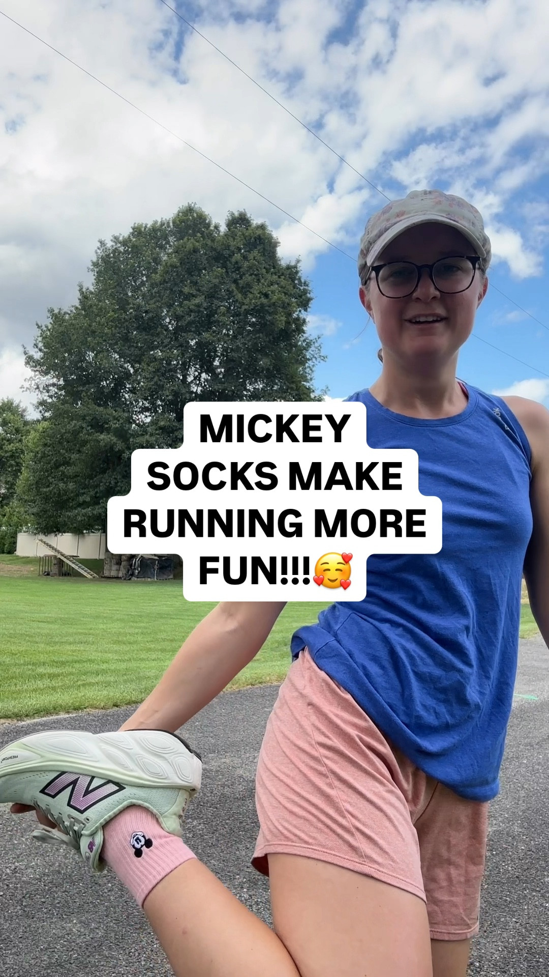 Mickey Mouse socks make running more fun! I am training for the runDisney Princess Half Marathon and training in the New Balance Fresh Foam X More v5 running shoes. To make training more fun, I am adding a Disney touch to my outfit with Mickey Mouse socks  

#LTKActive #LTKShoeCrush #LTKStyleTip