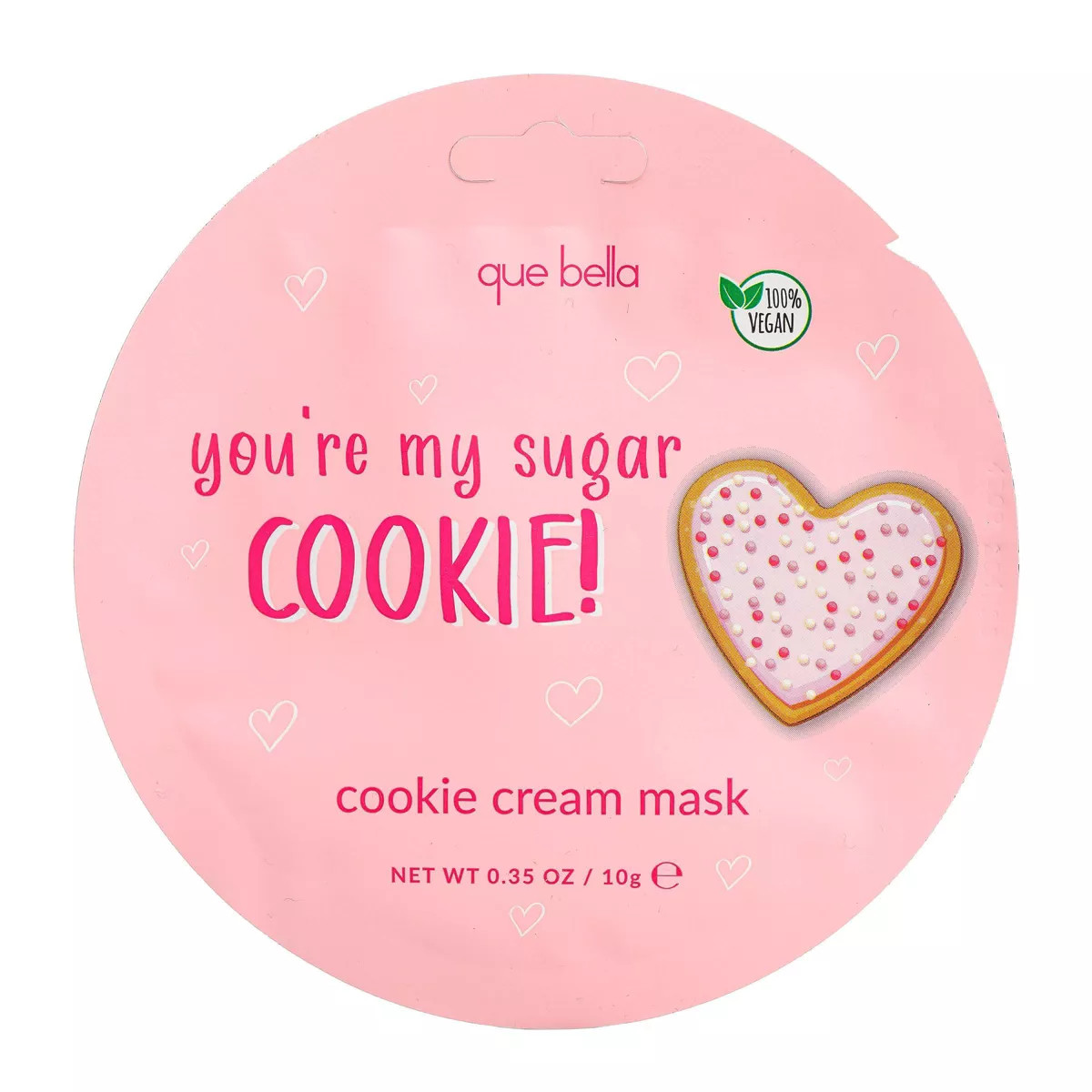 Que Bella Cookie Cream Face Mask - 0.35oz | Target