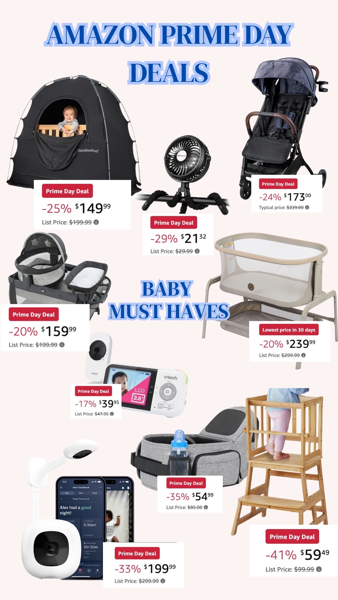 AMAZON PRIME DAY DEALS for baby must haves!! 

These are our absolute game changing products we use constantly with our little one!! 

#LTKBaby #LTKSaleAlert #LTKKids