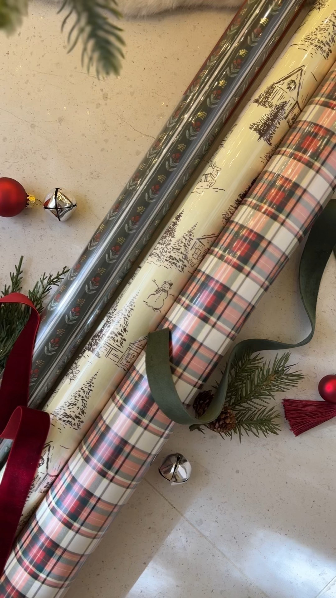 Found my paper combo for this year. The beautiful snowy town paper adds a touch of nostalgia, it’s definitely more ivory in person. These velvet ribbons are gorgeous, the red one is exactly like the HL one that is always sold out but 30yds for $16!!

Christmas Gift Wrapping. Christmas Decor. Under the Tree. Wrapping Paper. Velvet Ribbon. Gifting. Holiday Gift Wrapping. Lavender Rose Home.

#LTKHoliday #LTKHome #LTKSeasonal