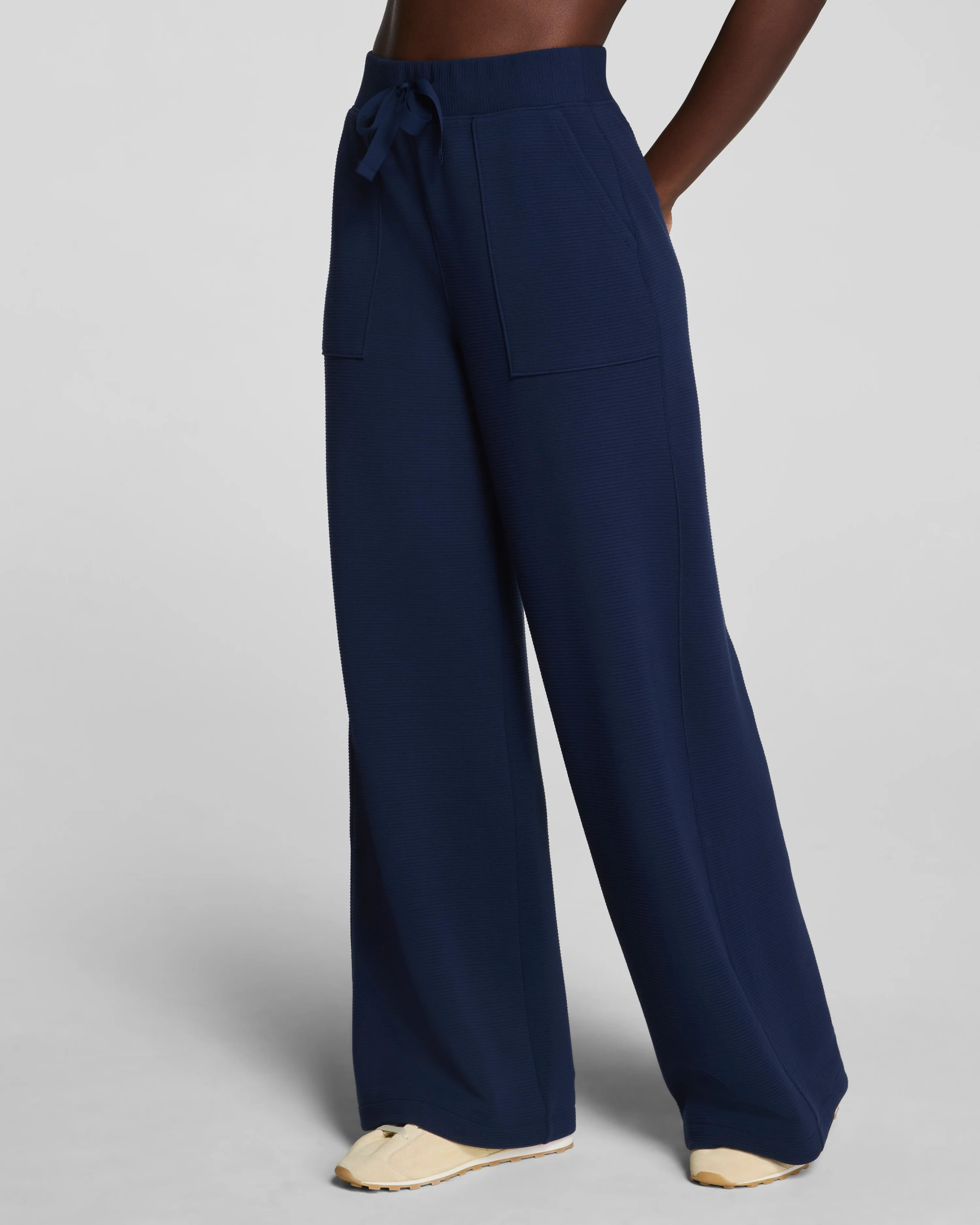 SPANX AirEssentials® French RibWide Leg Pant | Spanx