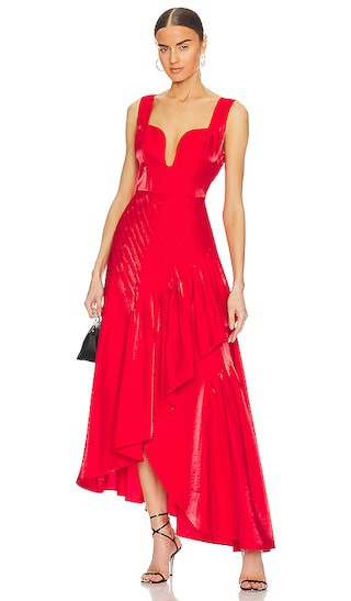 Anjola Dress in Red | Revolve Clothing (Global)