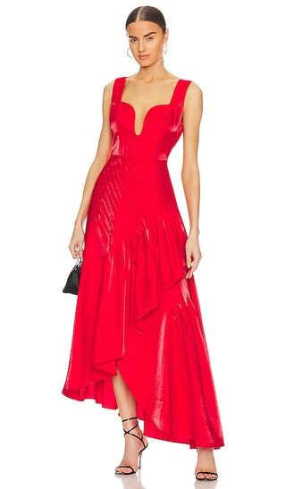 Anjola Dress in Red | Revolve Clothing (Global)