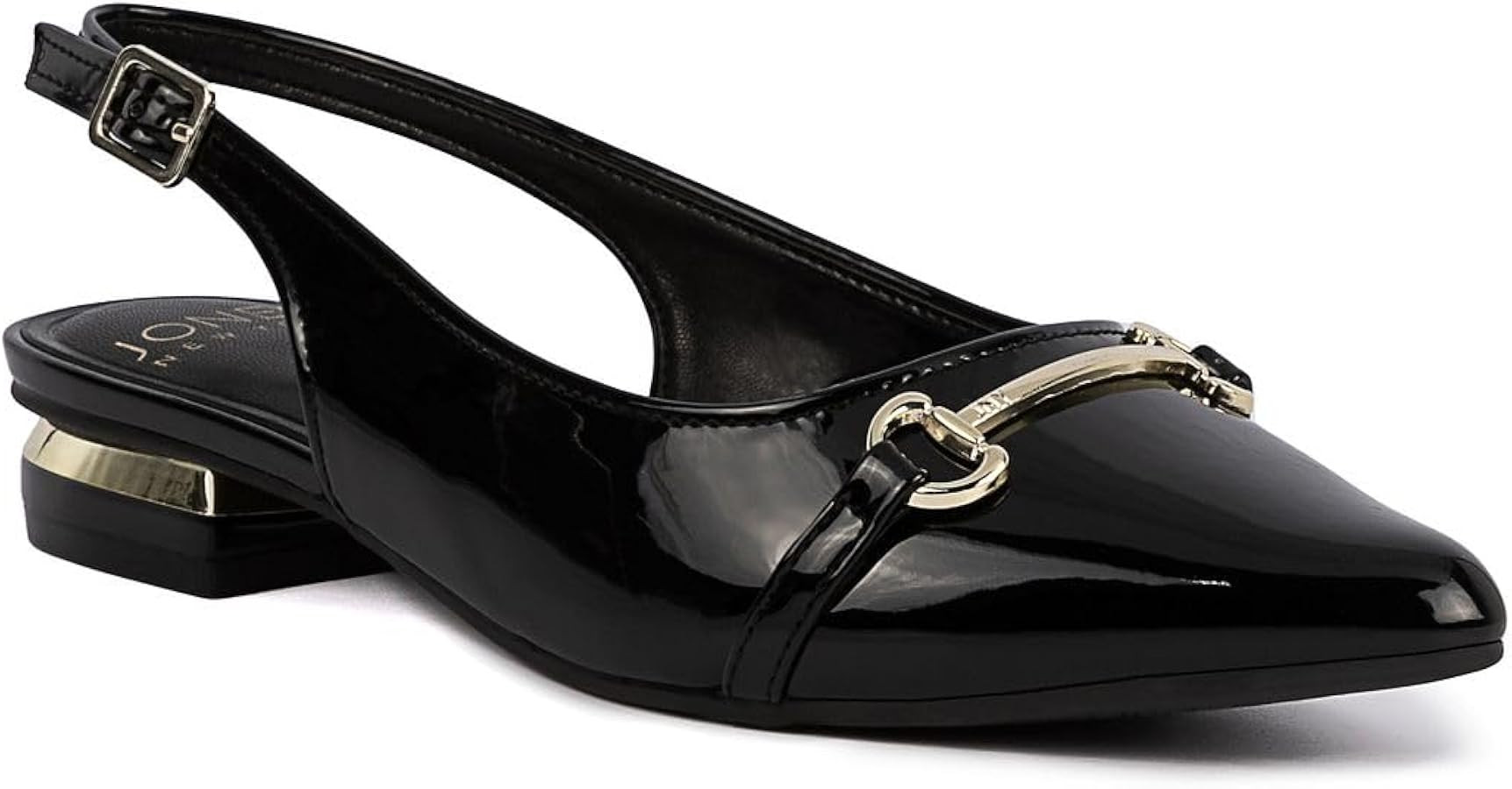 Jones New York Women’s Slingback Flats – Classic Pointed Toe Dress Shoes with Back Straps and... | Amazon (US)