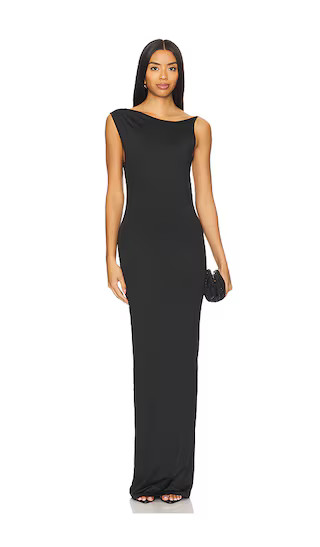 Avya Maxi Dress in Black | Revolve Clothing (Global)