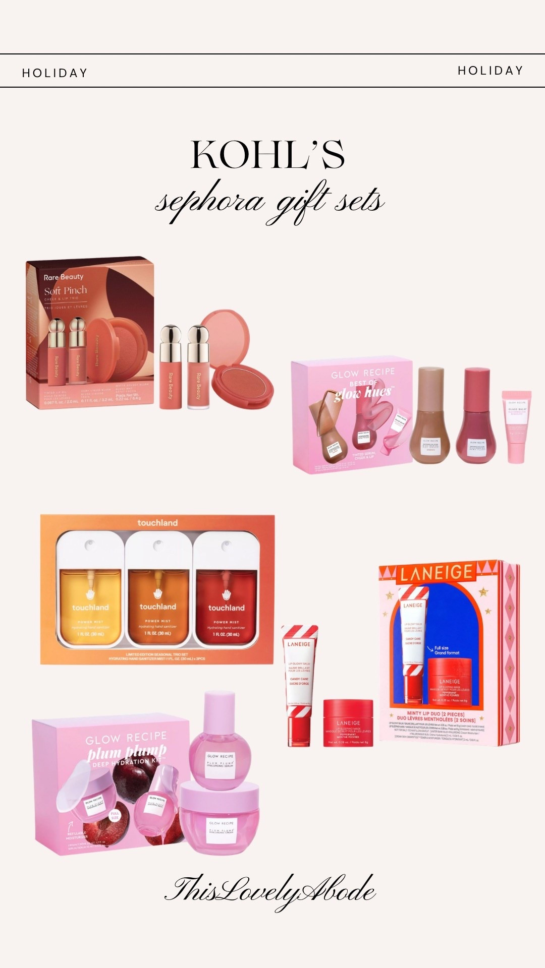Sephora holiday gift sets at Kohl’s 
#holidaygiftsets #kohls #sephora #giftideas

#LTKGiftGuide #LTKHoliday #LTKBeauty