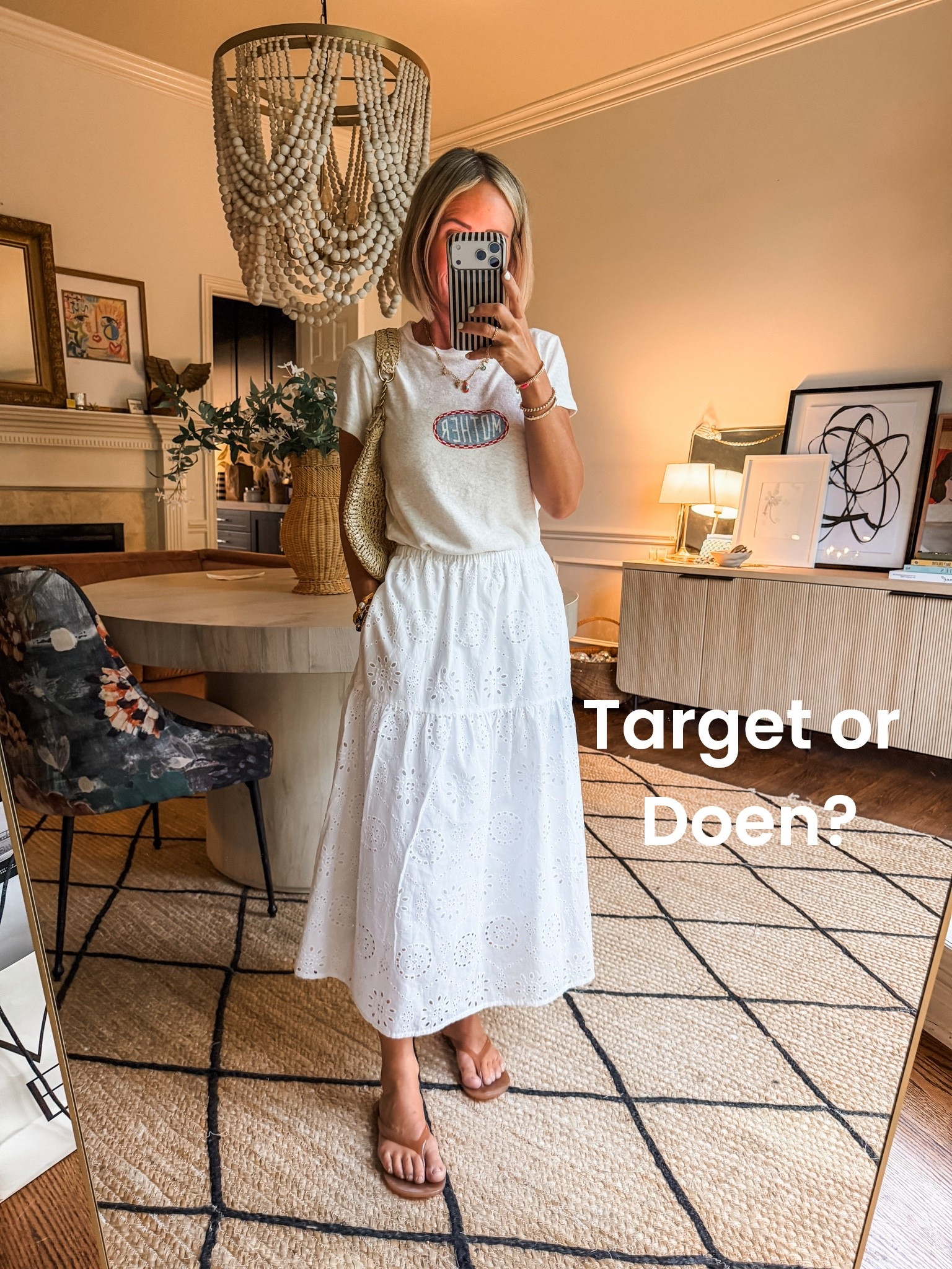 This white eyelet skirt is Target and it stopped me in my tracks!  In an xs
Will be a Summer fave!!

#LTKOver40 #LTKootd #LTKSeasonal