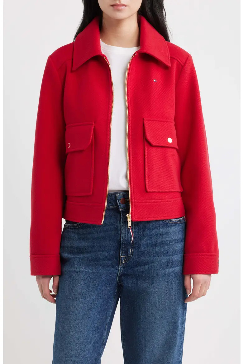 Crop Work Jacket (Women) | Nordstrom | Nordstrom