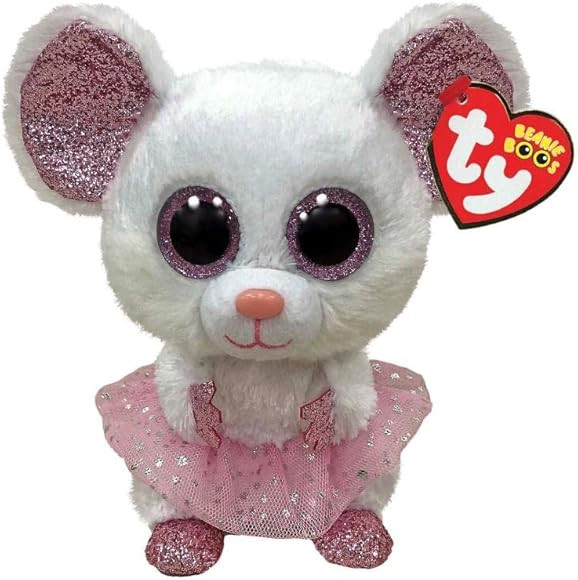 Ty 2007519 Nina Mouse with Tutu Beanie Boo Stuffed Animal, Multicoloured | Amazon (US)