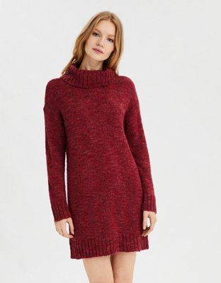 AE Turtleneck Sweater Dress | American Eagle Outfitters (US & CA)
