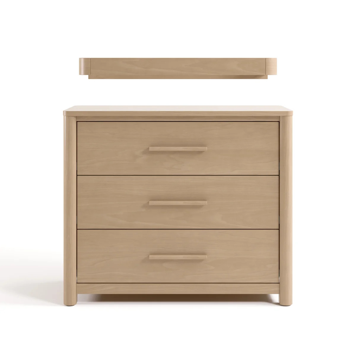 Malta 3 Drawer Chest With Removable Changing Topper | Wayfair North America