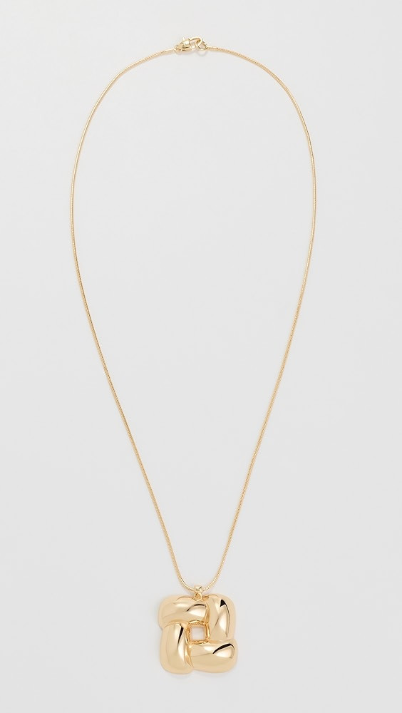 Woven Square Pendant Necklace | Shopbop