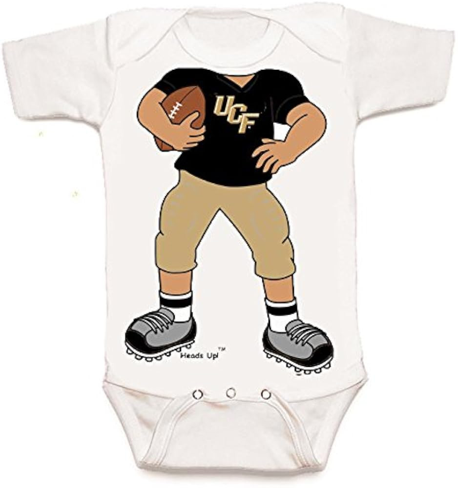 Future Tailgater UCF Central Florida Knights Heads Up! Football Baby Onesie (3-6 Months) | Amazon (US)