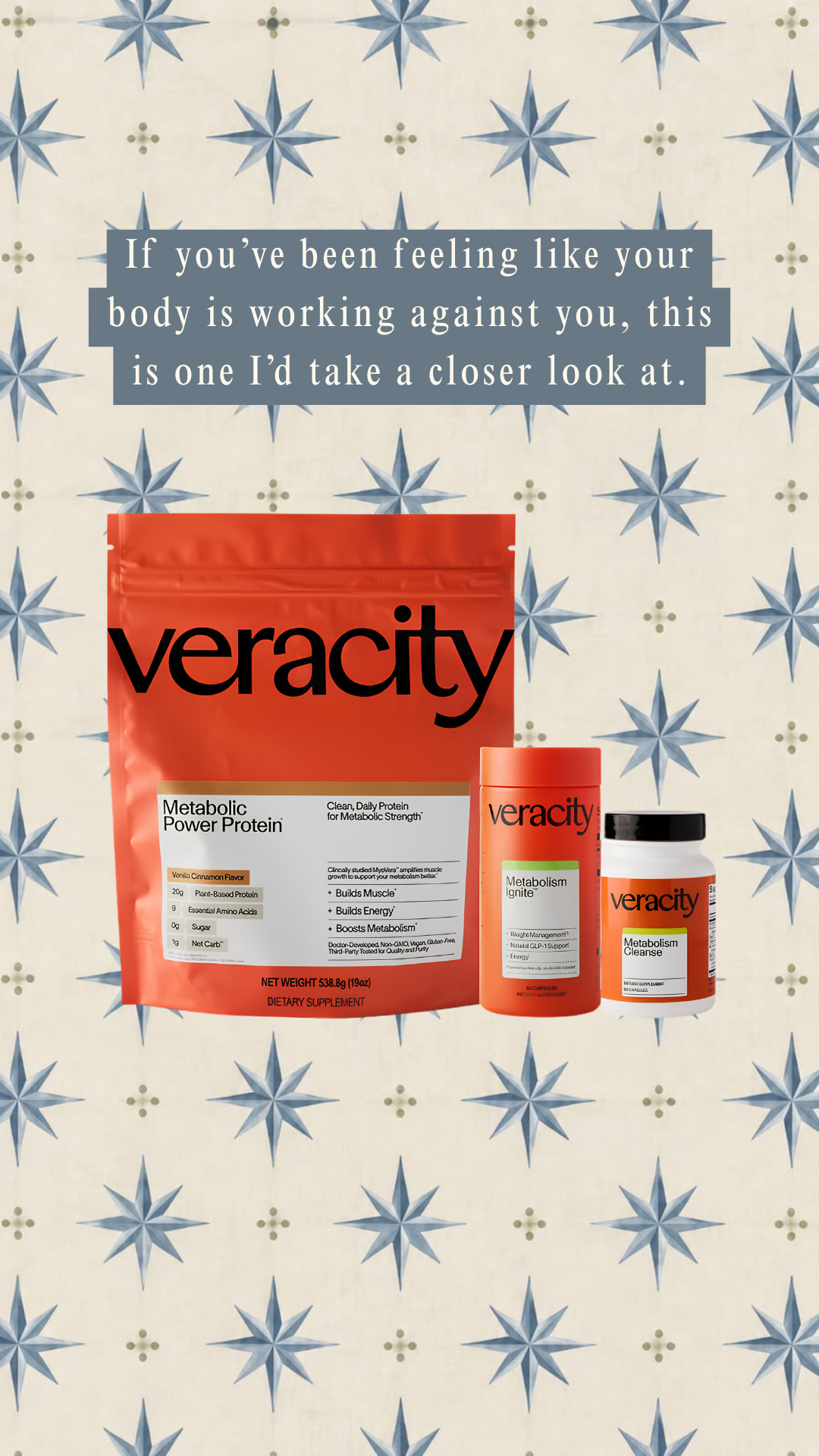 One I’ve been curious to try as part of my wellness routine. ✨ I’ve linked the Veracity products I’ve been looking into on my LTK. 

 #LTKselfcare #LTKBeauty
