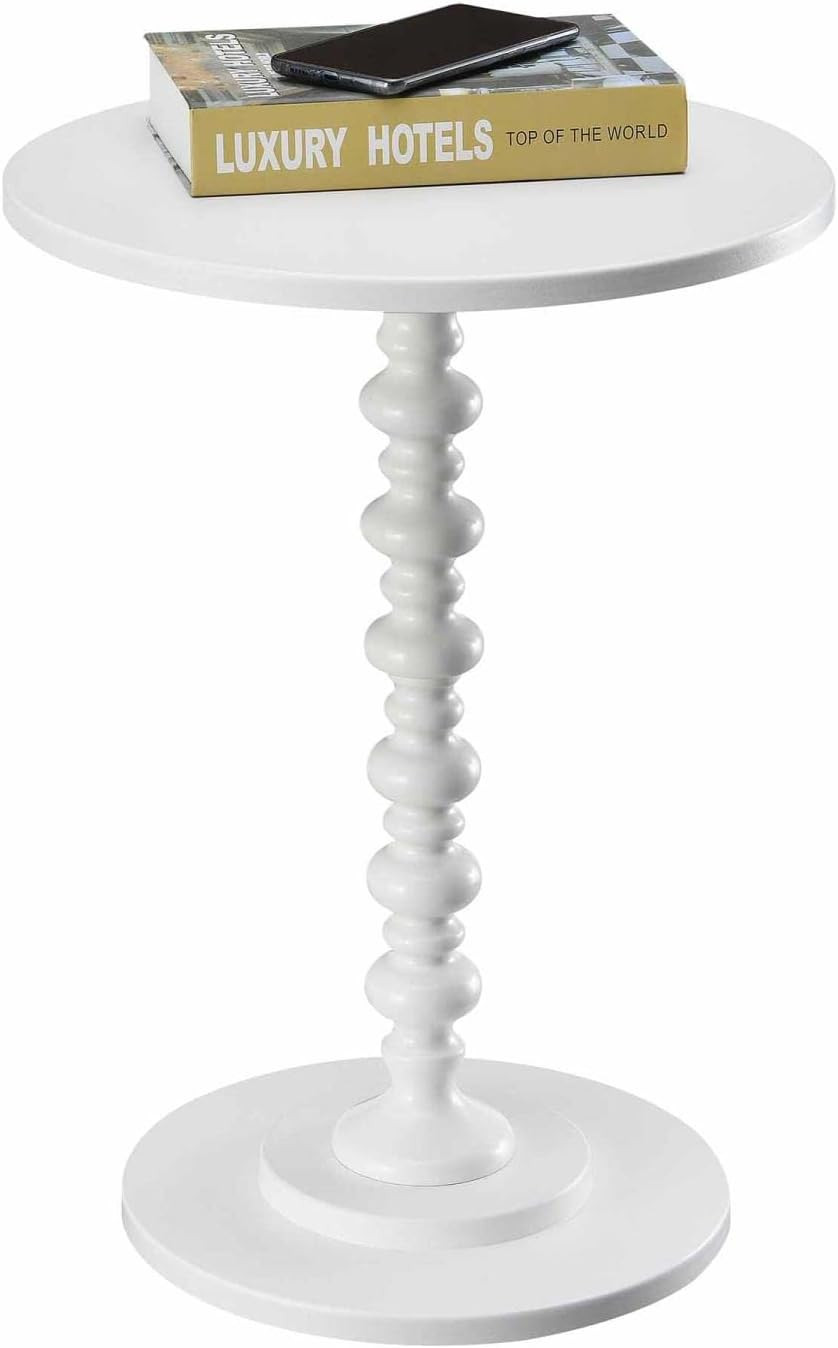 Convenience Concepts Palm Beach Spindle Table, White | Amazon (US)