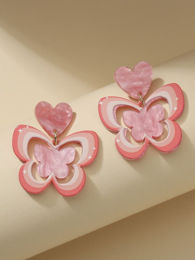 Butterfly Decor Drop Earrings | SHEIN