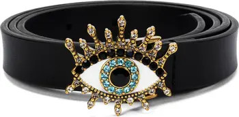 Evil Eye Leather Belt | Nordstrom
