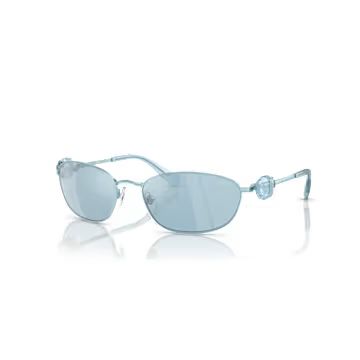 Sunglasses, Oval shape, SK7010, Blue by SWAROVSKI | SWAROVSKI