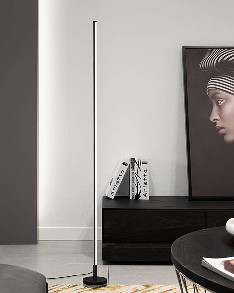 TACAHE Minimalist Corner Floor Lamp - 2700K-6500K Dimmable LED Night Light - Modern Standing Mood... | Amazon (US)