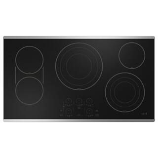 Cafe36 in. Smart Radiant Electric Touch Control Cooktop in Stainless Steel with 5 Elements(5) | The Home Depot