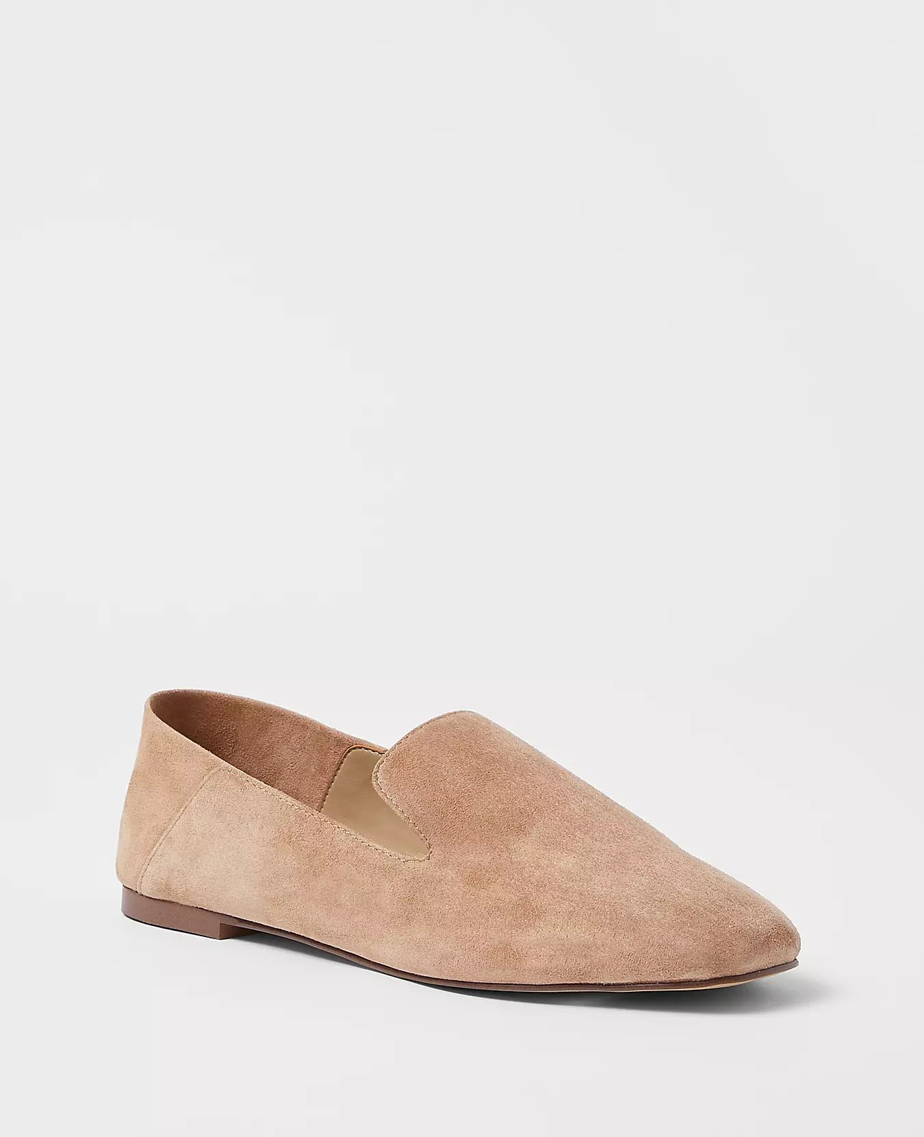 Step Back Suede Smoking Slippers | Ann Taylor | Ann Taylor (US)