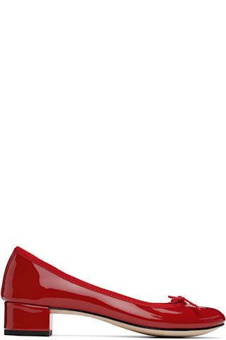 Repetto - Red Camille Ballet Heels | SSENSE
