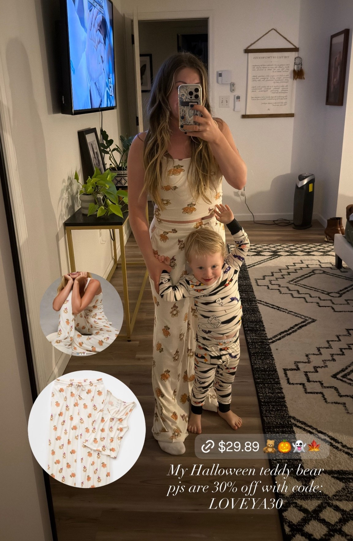 Teddy bear print PJs!! Soo cute and in this season 🧸🍁👻🎃 Use code LOVEYA30 for 30% off - making these Jammie’s under $30! 



#LTKSaleAlert #LTKSeasonal #LTKHalloween