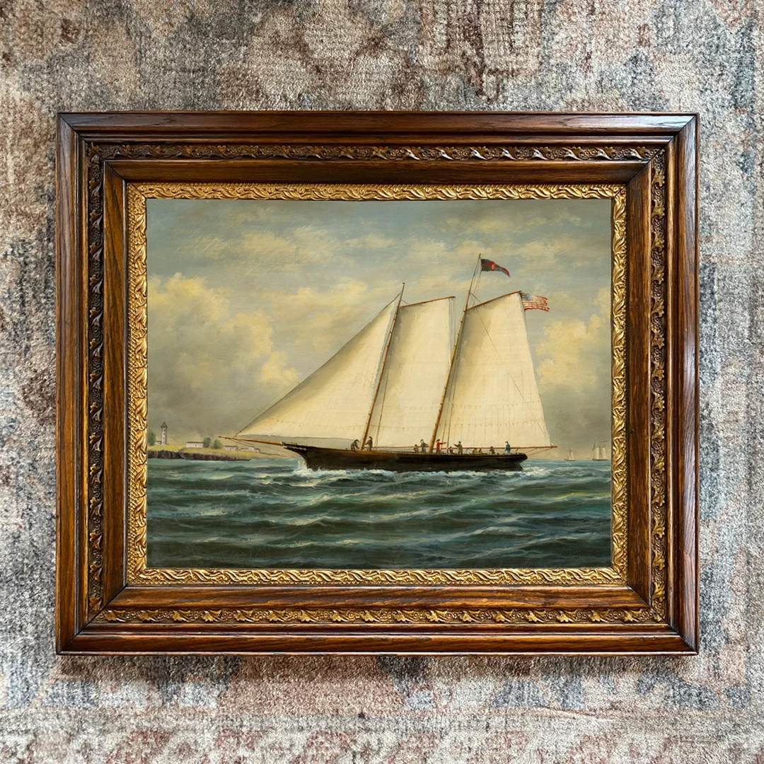 16x20 Antique Carved Walnut Frame with Ornate Gold Trim and YOUR CHOICE of New Canvas Print- Read... | Etsy (US)