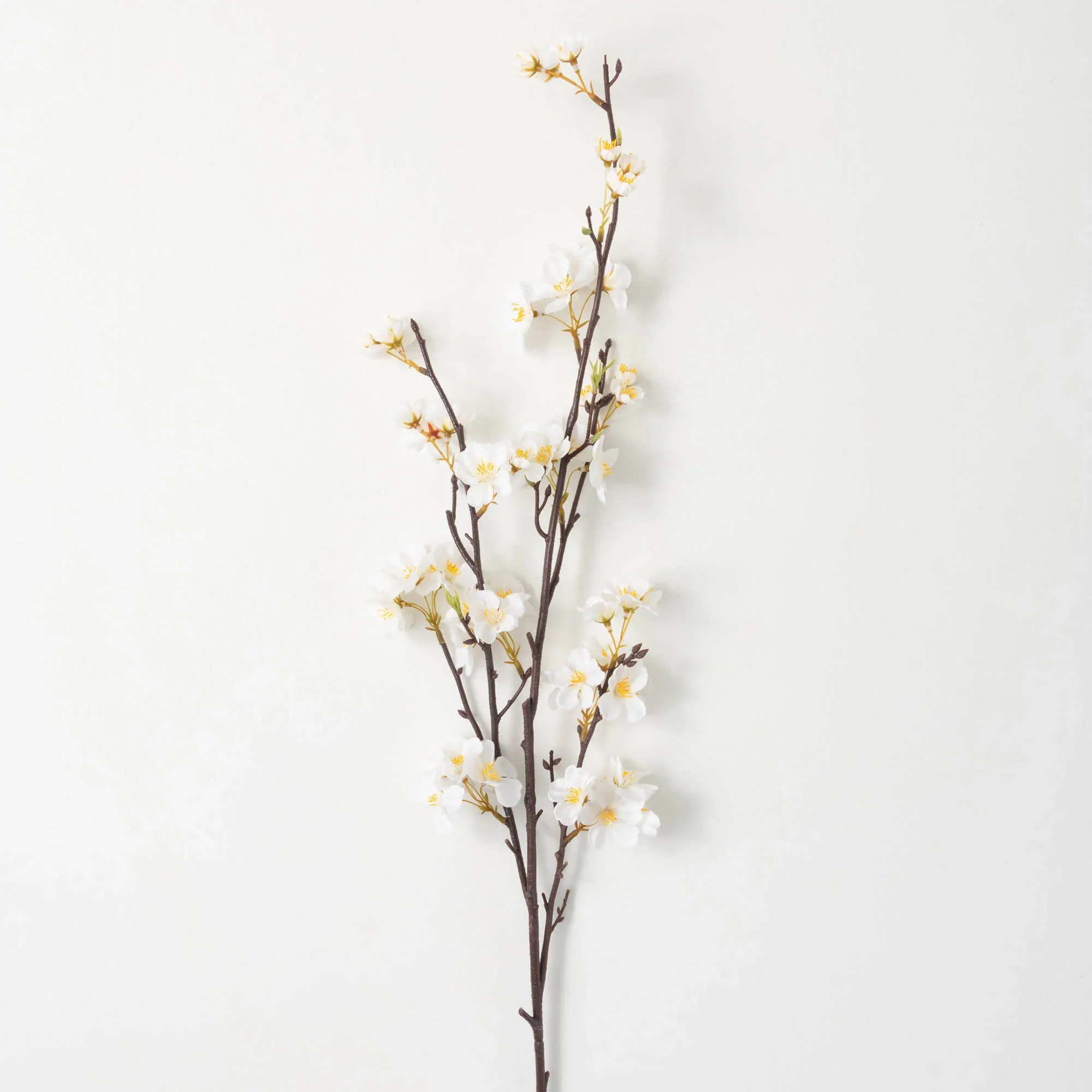 White Blossom Stem - 43" | Eco Chic Home