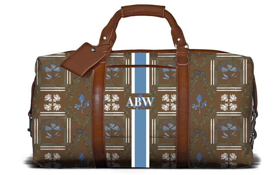 Captain's Bag - Monogram Stripe | Barrington Gifts