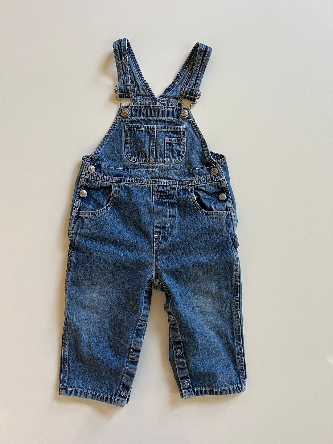 Vintage Gap Denim Overalls Toddler Jeans Baggy Straight 90s - Etsy | Etsy (US)