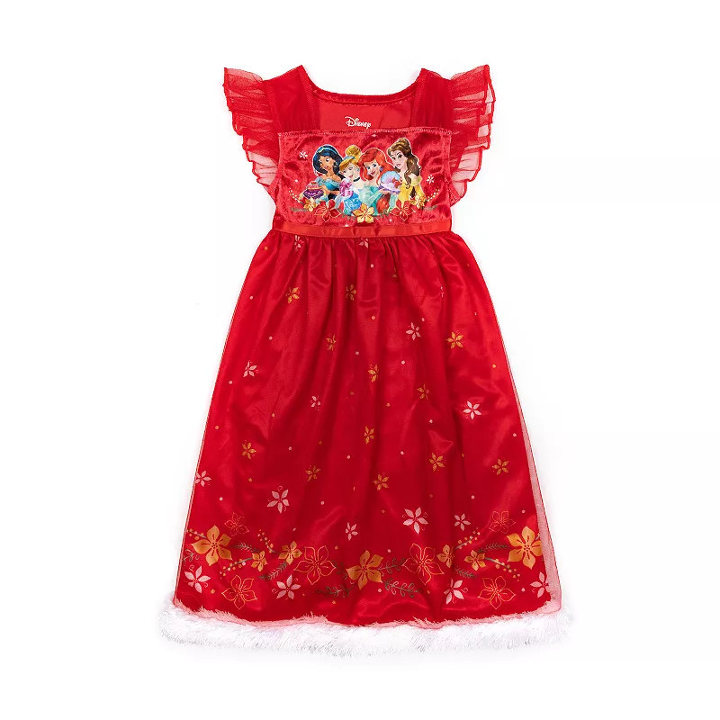 Disney Princess Toddler Girl Holiday Fantasy Nightgown, Toddler Girl's, Size: 3T | Kohl's