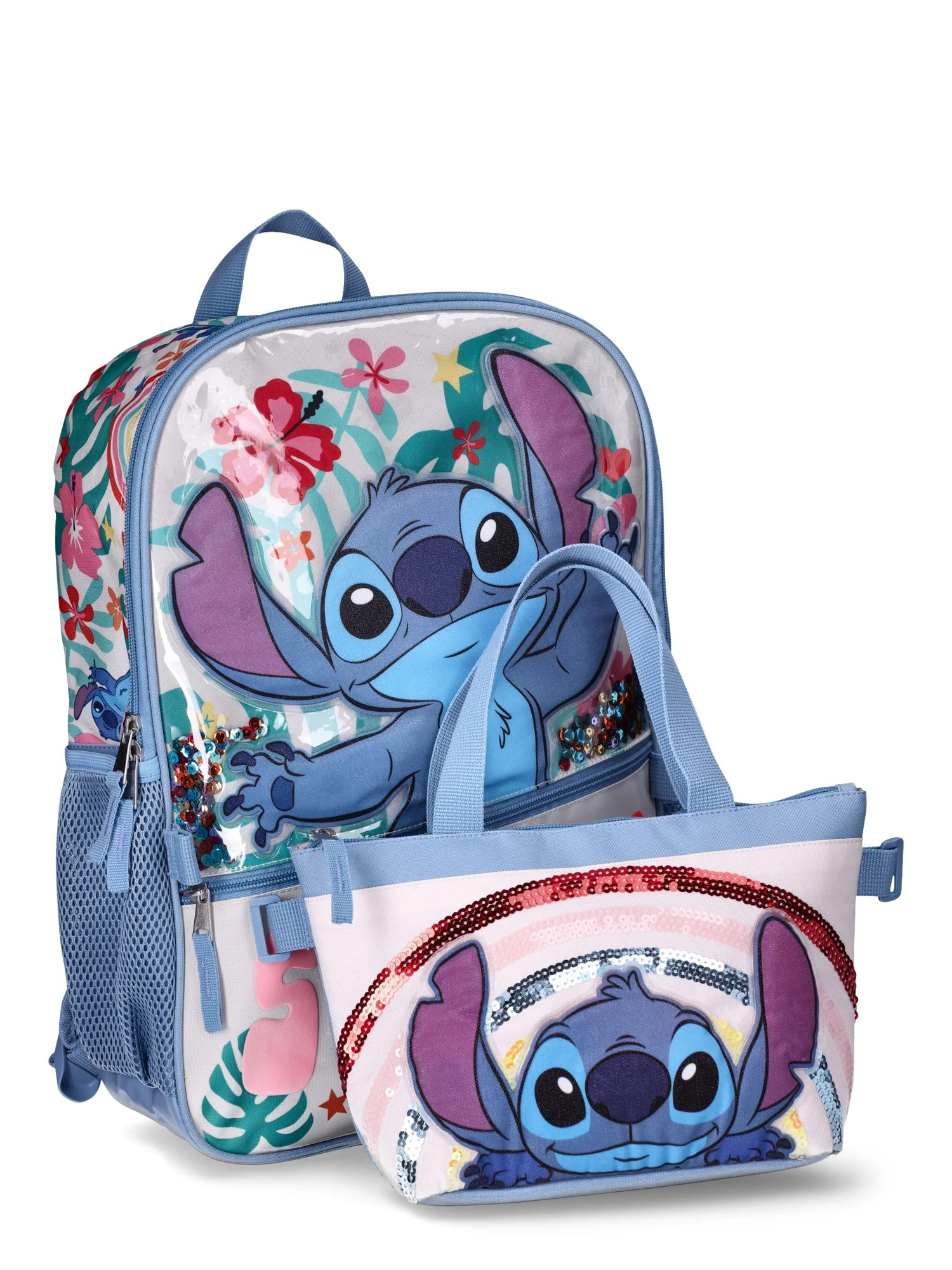 Disney Lilo & Stitch Children’s Smile Laptop Backpack with Lunch Bag, 2-Piece Set - Walmart.com | Walmart (US)