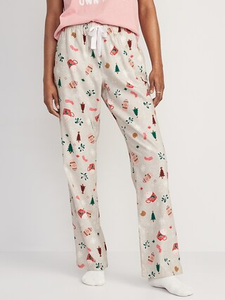 Printed Flannel Pajama Pants for Women | Old Navy (US)