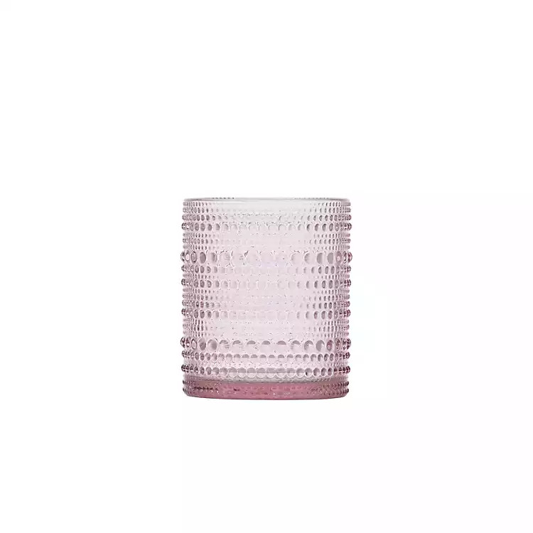 Fortessa Pink Bead Short Glasses, Set of 6 | Kirkland's Home