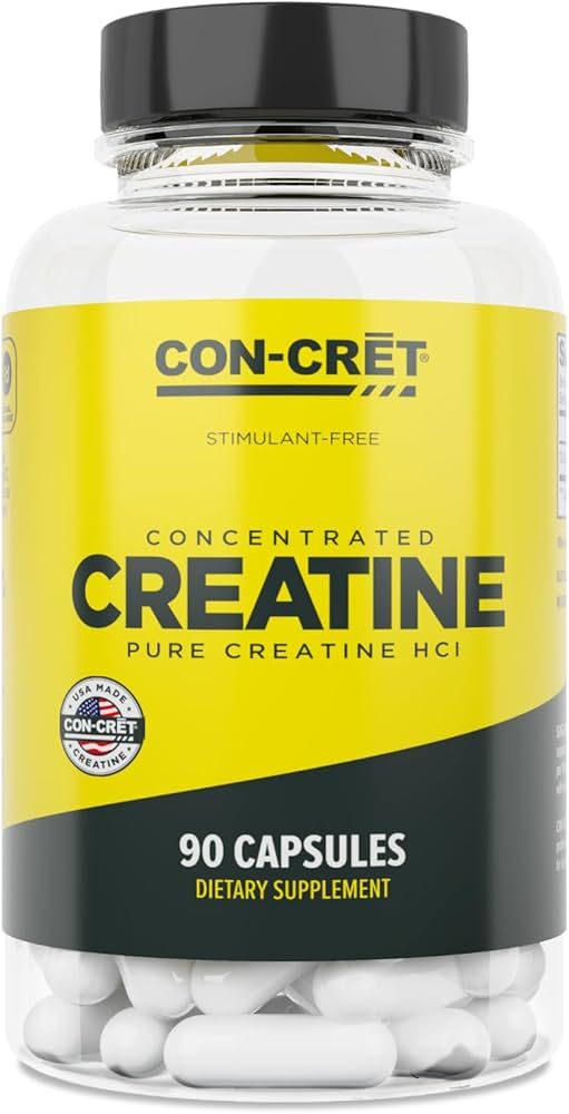 Amazon.com: ProMera Sports CON-CRET Patented Creatine HCl Capsules, Stimulant-Free Workout Supple... | Amazon (US)