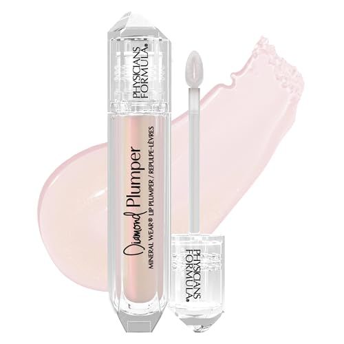 Physicians Formula Mineral Wear Diamond Lip Plumper Gloss, Dermatologist Tested, Light Pink Princ... | Amazon (US)