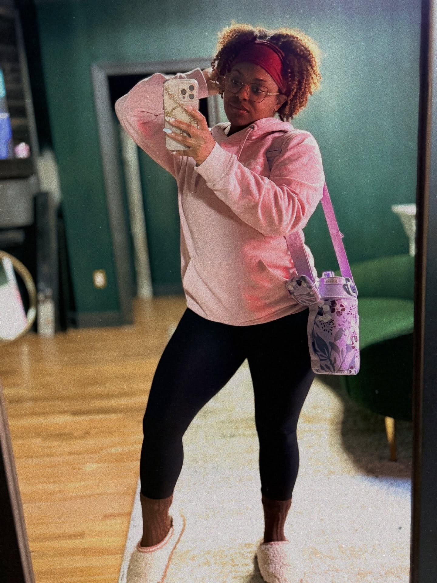 Soft life, but make it disciplined. 💪🏾💙

Proof that you can be under construction and still look like the finished product. I’m learning that “Softness” isn’t just about the pink hoodies and the cozy slippers (though they definitely help!). It’s about the discipline of showing up for myself even when the quiet feels heavy.

Today’s uniform:

✨ Movement for my mental health.
✨ Hydration in my favorite carrier.
✨ A nervous system that finally feels safe enough to rest.

We aren’t just checking boxes this week; we’re honoring the woman in the mirror. ✨🥰

Are you choosing movement or rest today? Or are you like me and finding the sweet spot in both? 👇🏾

#LTKActive #LTKfitnessgoals #LTKootd