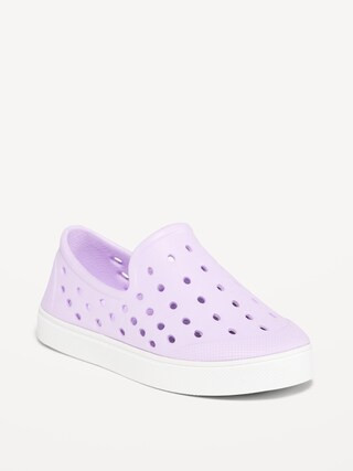 Perforated Slip-On Shoes for Toddler Girls (Partially Plant-Based) | Old Navy (US)