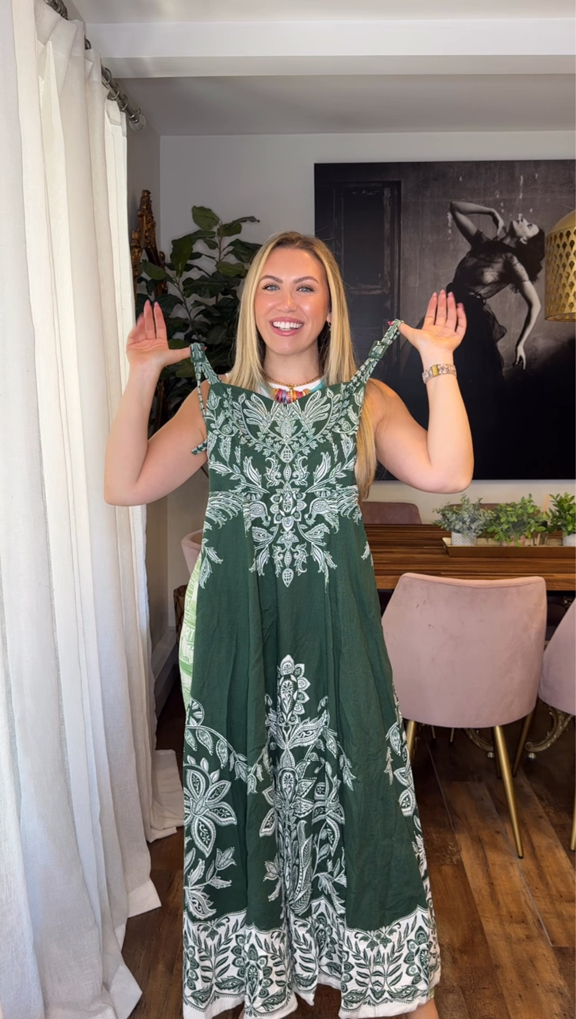 the prettiest maxi dress, so perfect for a casual wedding guest dress summer or date night outfits. summer outfits, summer dresses, wearing a large. 

 #LTKootd #LTKMidsize #LTKWedding