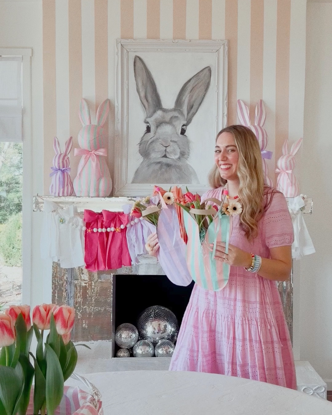 Turned simple grocery bags into the sweetest little bunny flower holders 🐰🌸
A little cutting, a little creativity, and a whole lot of upcycling magic ✨

#LTKSeasonal #LTKHome #LTKdayinmylife