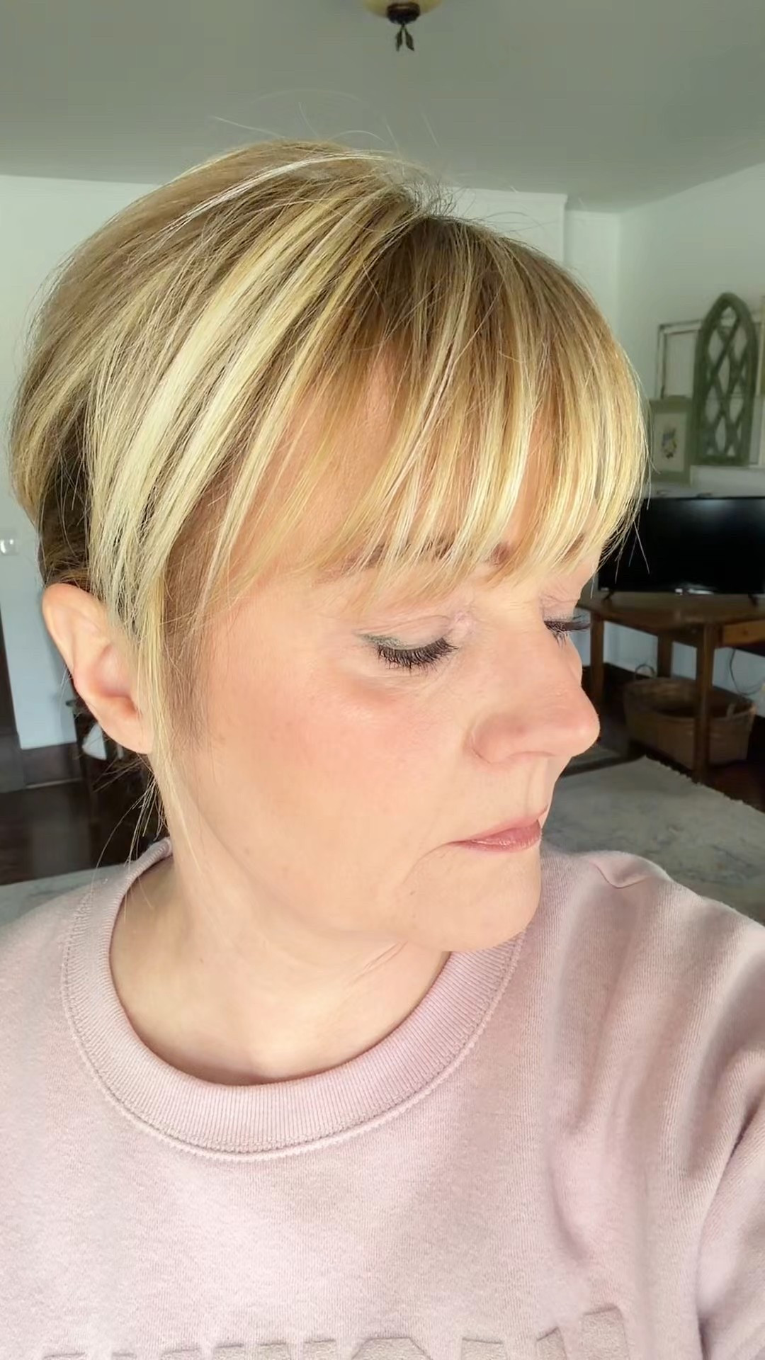 Affordable makeup look ok of the day  
The liner on top is All TimeOlive under the eye is called Under the Radar

#LTKOver40 #LTKFindsUnder50 #LTKBeauty