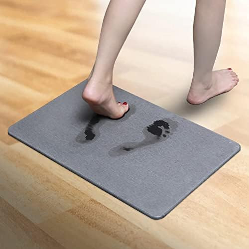 Diatomaceous Earth Bath Mat Fast Water Drying Super Absorbent Diatomite Mat with Non-Slip Bath St... | Amazon (US)