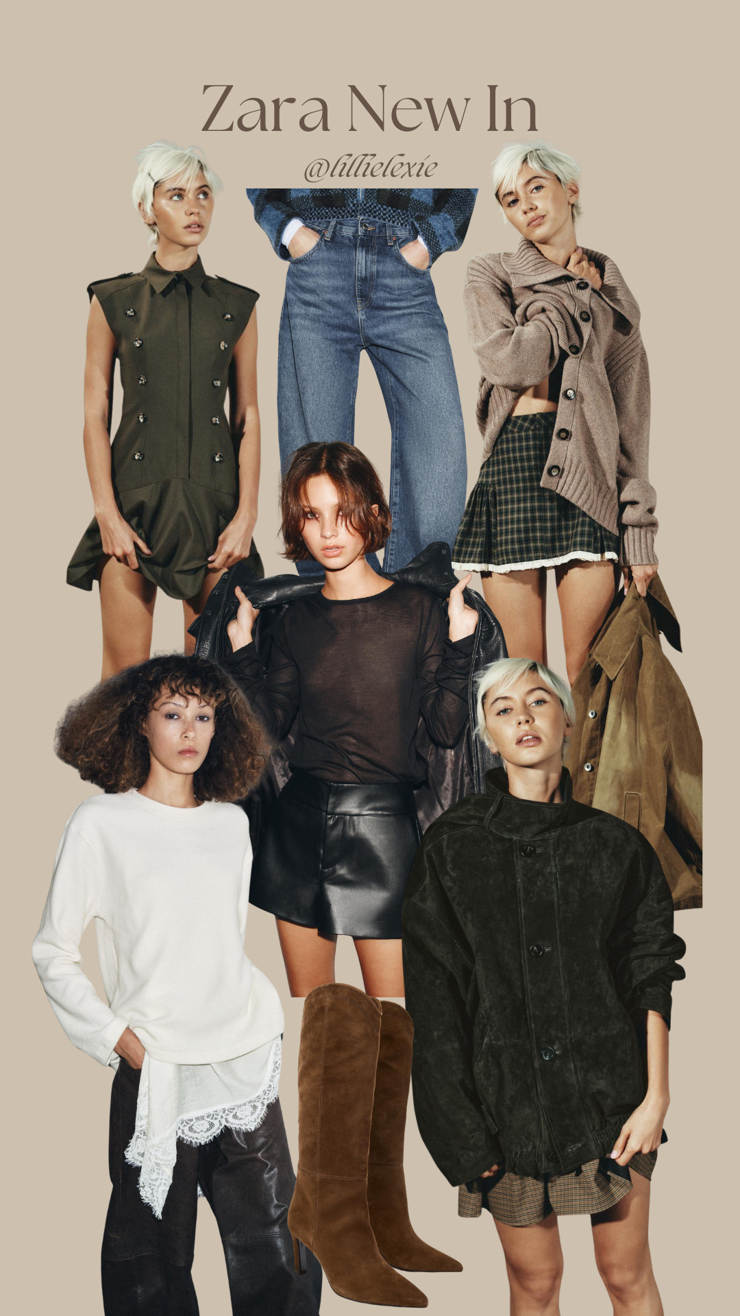 Zara New In Faves, Autumn Outfits, Top, Heels, Balloon, Shorts, T-Shirt, Skirt, Dress, Jacket 

 #LTKuk #LTKautumn #LTKstyletip