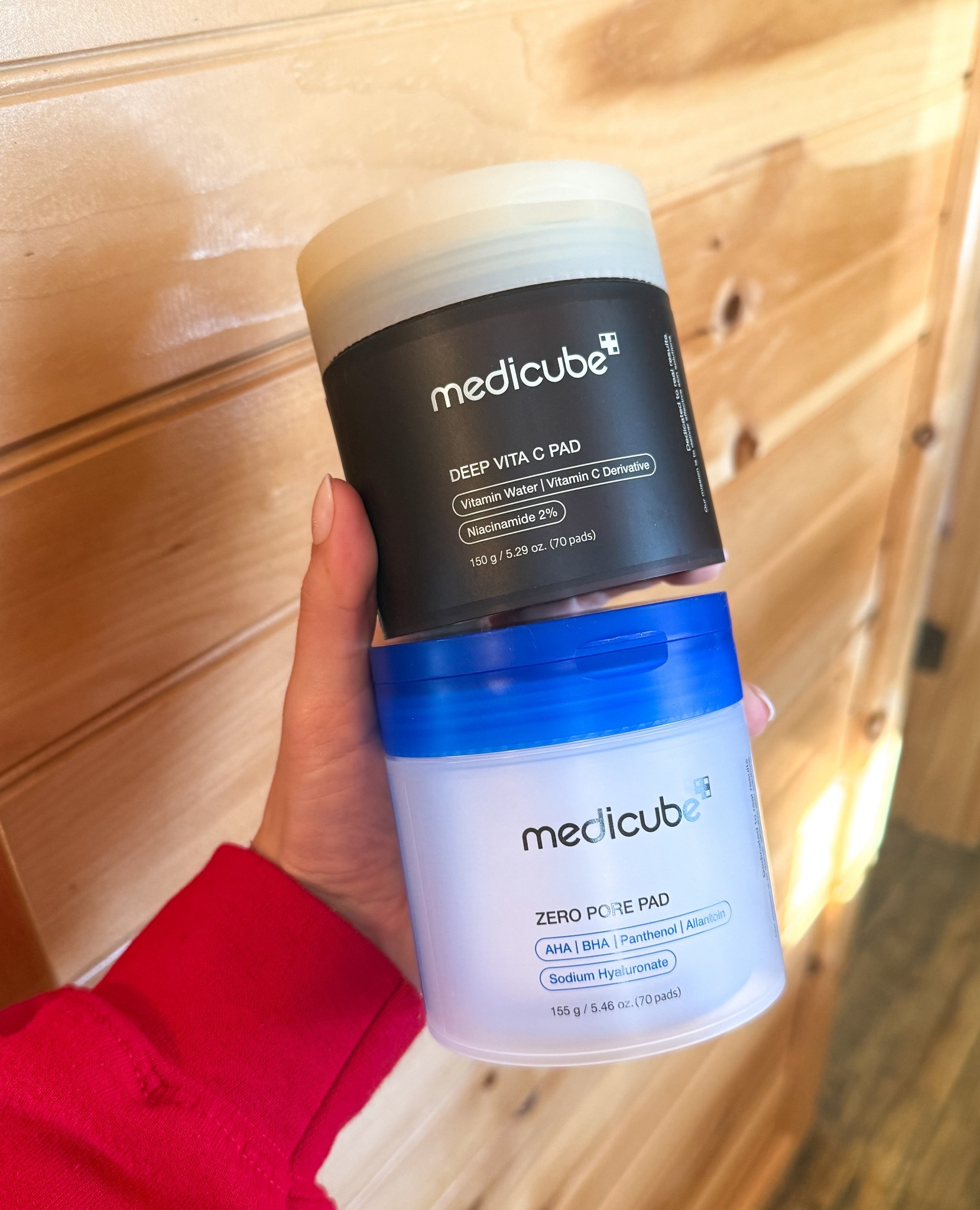 Another absolutely cannot live without! I’ve been using these for about 8 months and they have worked WONDERS for my skin. I always just thought, “I have large pores, that’s just how my skin is” nope… wrong ❌ the brown jar is for evening your skin tone and I cannot believe how well it’s done on my skin.  Medicube is 100% worth it and very affordable in my opinion, you can always catch it on sale!! 

#LTKmomlife #LTKselfcare #LTKBeauty